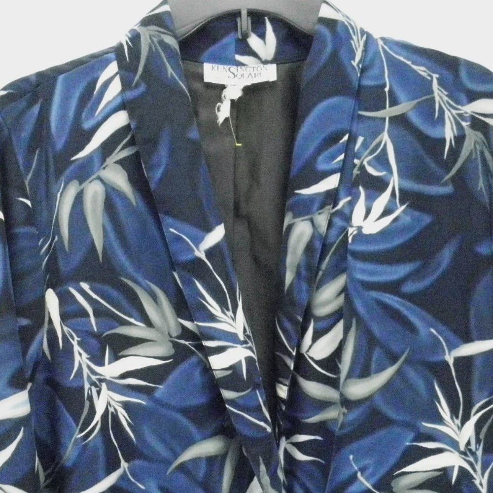VTG Kensington Square Petite Womens Outwear Office Suit Jacket Casual Blazer